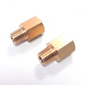 Brass 1/8 NPT to 1/8 BSPT Reducer adapter